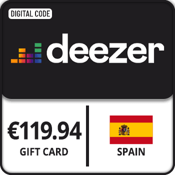 Deezer Premium Gift Card SPAIN 119.94  EUR product image