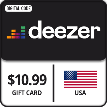 Deezer Premium Gift Card USA 10.99 USD product image