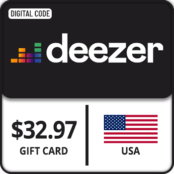 Deezer Premium Gift Card USA 32.97 USD product image