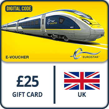 Eurostar Gift Card UK 25 GBP product image