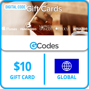 GCodes® Global Retail USD 10 Gift Card product image