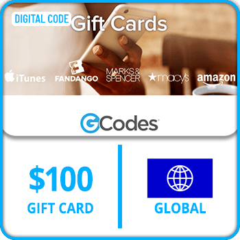 GCodes® Global Retail USD 100 Gift Card product image