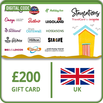 Inspire Staycation Gift Card UK 200 GBP product image