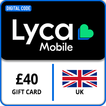 Lycamobile Gift Card UK 40 GBP product image