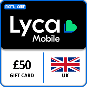 Lycamobile Gift Card UK 50 GBP product image