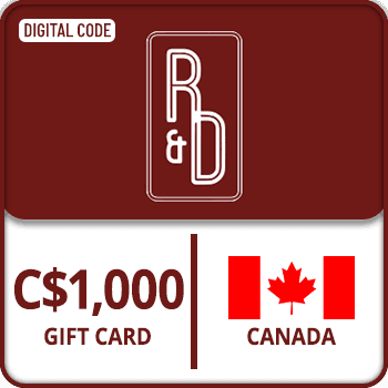 R&D Gift Card CANADA 1000 CAD product image
