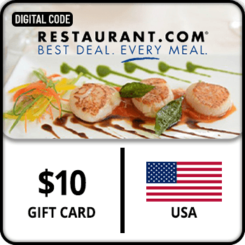 Restaurant.com  Gift Caed USA 10 USD product image