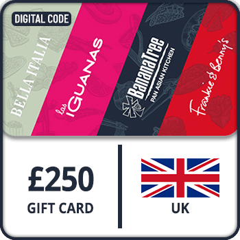 Restaurant Gift Card UK 250 GBP product image