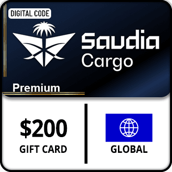 Saudia Cargo Premium Gift Card GLOBAL 200 USD product image