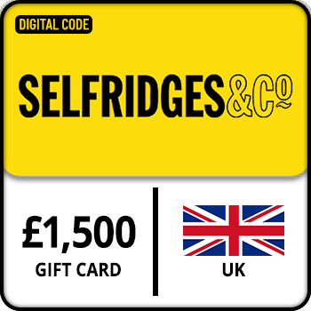 Selfridges Gift Card UK 1500 GBP product image