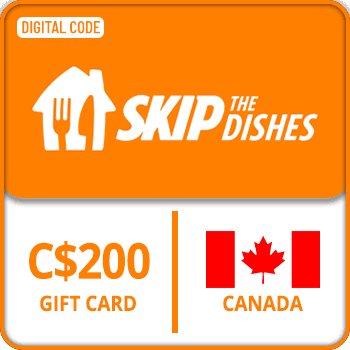 SkipTheDishes Gift Card CANADA 200 CAD product image