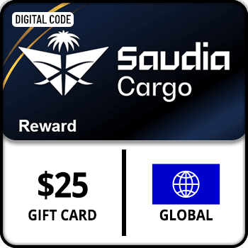 Saudia Cargo Reward Gift Card GLOBAL 25 USD product image