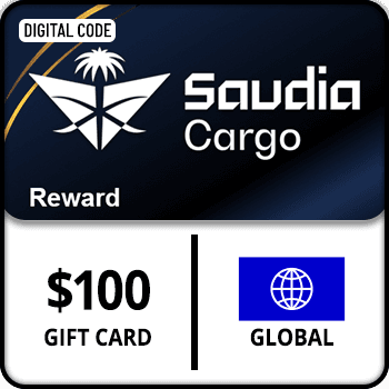 Saudia Cargo Reward Gift Card GLOBAL 100 USD product image