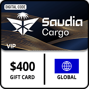 Saudia Cargo VIP Gift Card GLOBAL 400 USD   product image