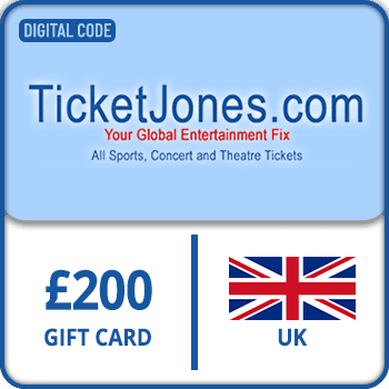 Ticket Jones Gift Card UK 200 GBP product image