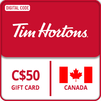 Tim Hortons Gift Card CANADA 50 CAD product image