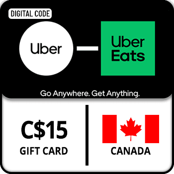 Uber Rides & Eats Gift Card CANADA 15 CAD product image