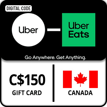 Uber Rides & Eats Gift Card CANADA 150 CAD product image