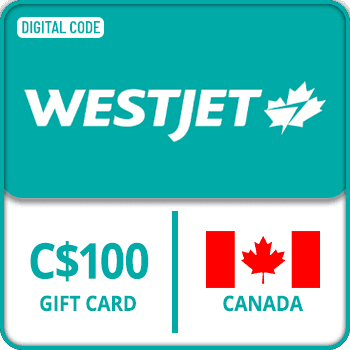 WestJet Gift Card CANADA 100 CAD product image