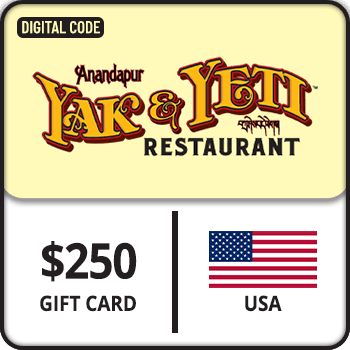 Yak & Yeti Restaurant Gift Card USA 250 USD product image