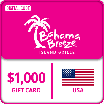 Bahama Breeze Gift Card USA 1000 USD product image