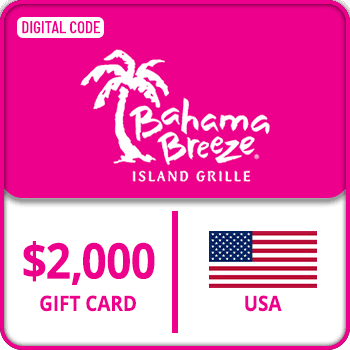 Bahama Breeze Gift Card USA 2000 USD product image