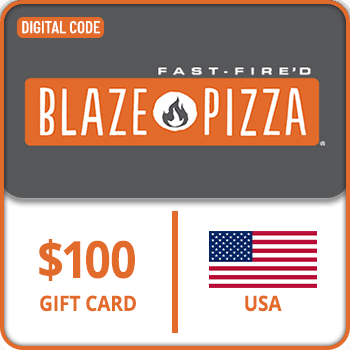Blaze Pizza Gift Card USA 100 USD product image