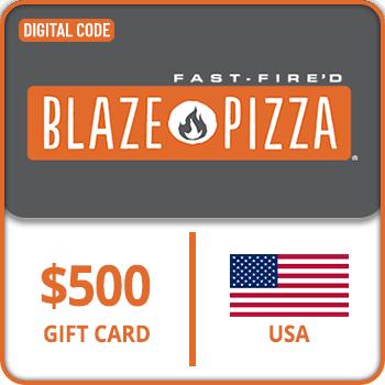 Blaze Pizza Gift Card USA 500 USD product image