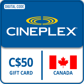 Cineplex Gift Card CANADA 50 CAD product image