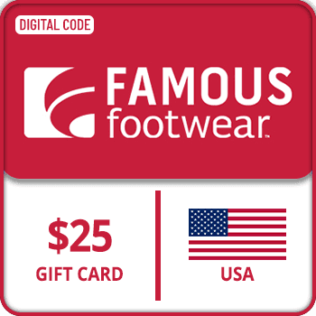 Famous Footwear Gift Card USA 25 USD product image