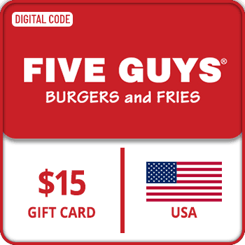 Five Guys Gift Card USA 15 USD product image