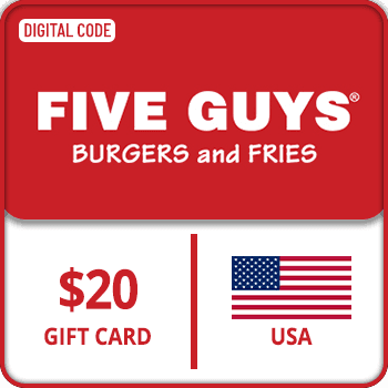 Five Guys Gift Card USA 20 USD product image