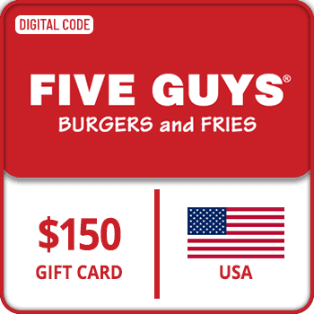 Five Guys Gift Card USA 150 USD product image