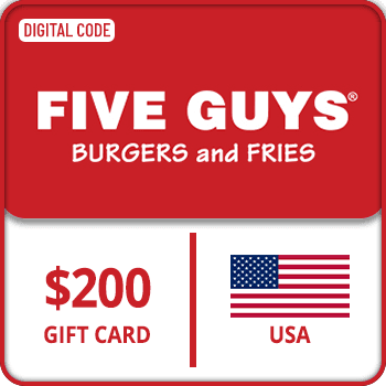 Five Guys Gift Card USA 200 USD product image