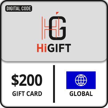 HiGift Gift Card GLOBAL 200 USD product image