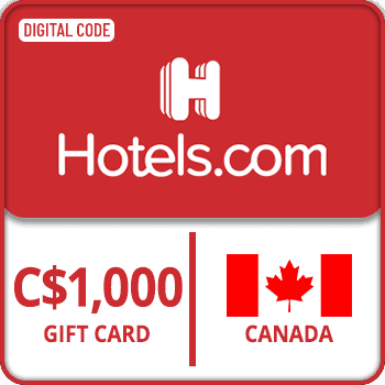 Hotels.com Gift Card CANADA 1000 CAD product image
