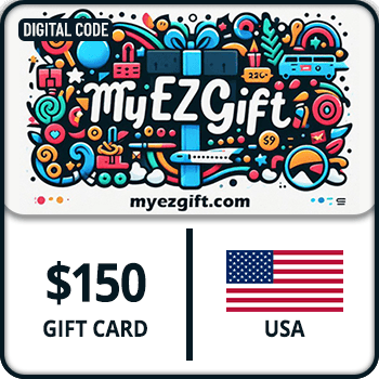 MyEZGift Gift Card USA 150 USD product image