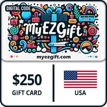 MyEZGift Gift Card USA 250 USD product image