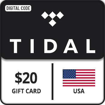 TIDAL Gift Card USA 20 USD product image