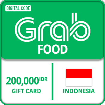 Grab Gift Card INDONESIA FOOD IDR 200000 product image