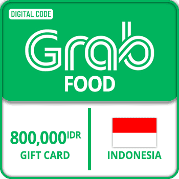 Grab Gift Card INDONESIA FOOD IDR 800000 product image