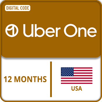 uber one usa 12 month gift card product image