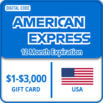 American Express USA 12 Month Expiration 1-3000 product image American Express USA 12 Month Expiration 1-3000 product image