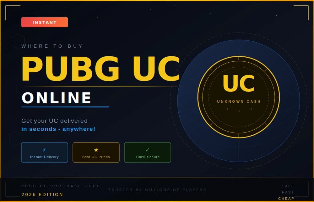 Where to Buy PUBG UC Online Instantly (2026 Guide) Where to Buy PUBG UC Online Instantly (2026 Guide)