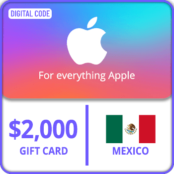 App Store & iTunes Gift Card Mexico $2000 product image
