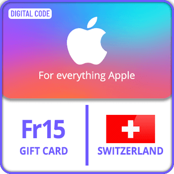App Store & iTunes Gift Card Switzerland Fr15 product image App Store & iTunes Gift Card Switzerland Fr15 product image