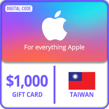 App Store & iTunes Gift Card Taiwan $1000 product image