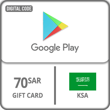 Google Play Gift Card KSA 70SAR product image
