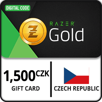 Razer Gold Czech Republic 1500CZK product image