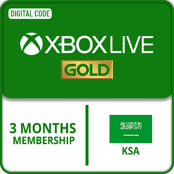 Xbox Live Gold KSA 3M Membership product image